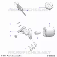 OIL FILTER AND DIPSTICK