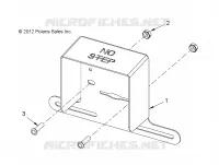 LICENSE PLATE BRACKET, UTILITY W/REVERSE LAMP