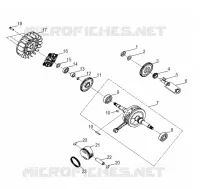 ENGINE, CRANKSHAFT AND PISTON