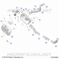 DRIVE TRAIN, CLUTCH COVER AND DUCTING