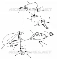 EXHAUST SYSTEM XLT 0966756 (4933823382C003)