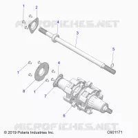 DRIVE TRAIN, JACKSHAFT AND DRIVE SHAFT
