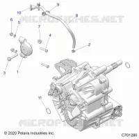 DRIVE TRAIN, MAIN GEARCASE MOUNTING