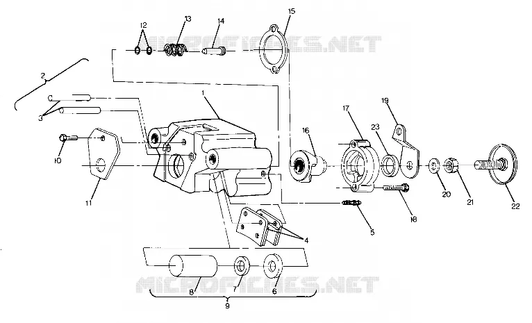 REAR BRAKE ASSEMBLY (4917711771030A)