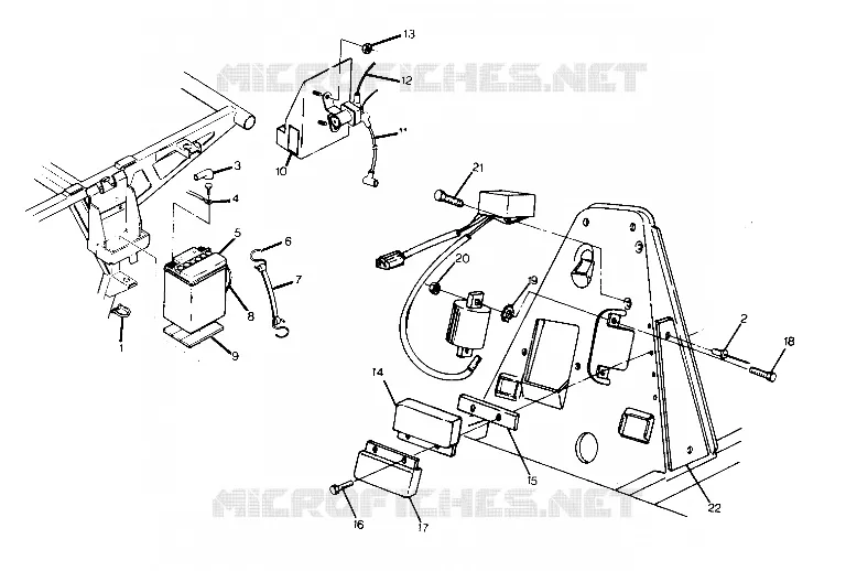 BATTERY BOX ASSEMBLY BIG BOSS 4X6 (4919801980033A)