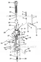 CARBURETOR 600 XCR 0975677, 600 XCR SE H975677 AND EUROPEAN 600 XCR SE E975 (4937963796D004)