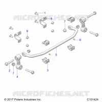 SUSPENSION, STABILIZER BAR, FRONT