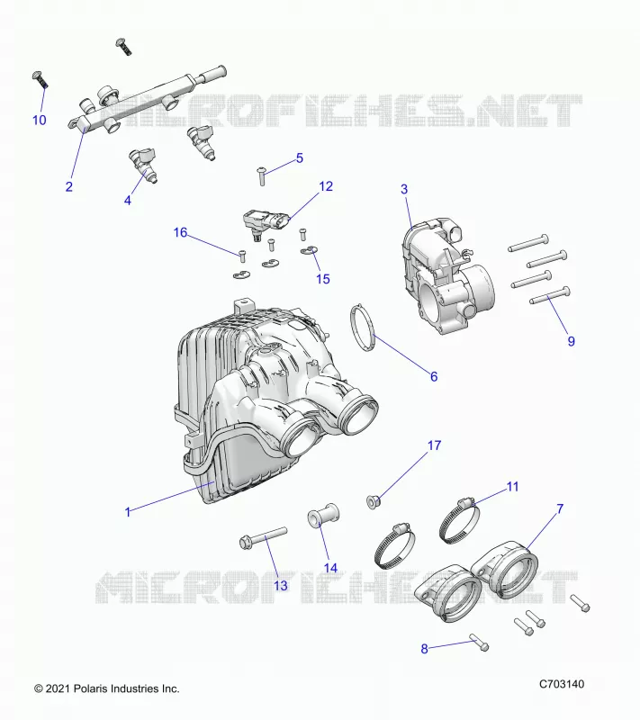 ENGINE, INTAKE AND THROTTLE BODY