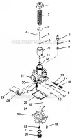 CARBURETOR XPLORER 400L W97CC38C (4939753975D003)