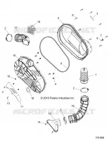 DRIVE TRAIN, CLUTCH COVER AND DUCTING