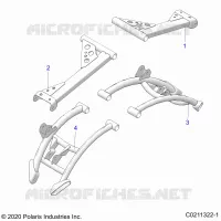 REAR SUSPENSION CONTROL ARMS