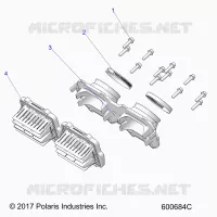 ENGINE, REED VALVE AND THROTTLE BODY ADAPTOR
