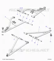 FRONT SUSPENSION CONTROL ARMS
