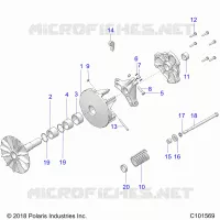 DRIVE TRAIN, PRIMARY CLUTCH