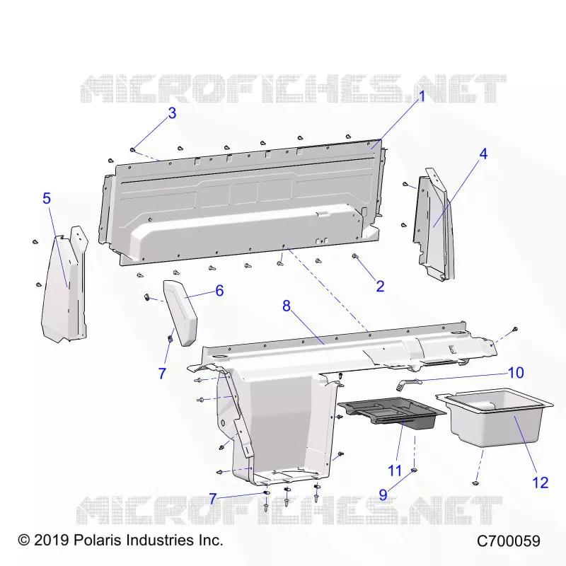 REAR BODYWORK CLOSEOFF, AND FENDERS
