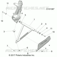 SUSPENSION, A-ARM AND STRUT MOUNTING