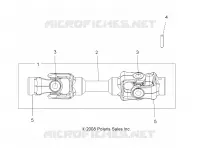 DRIVE TRAIN, MID PROP SHAFT