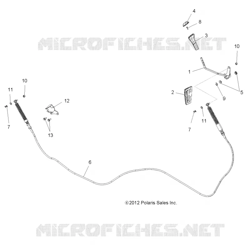 DRIVE TRAIN, SHIFT LEVER AND CABLE