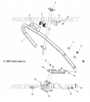 STEERING POST  ASM. AND STEERING HOOP