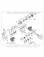DRIVE TRAIN, MAIN GEARCASE INTERNALS 1