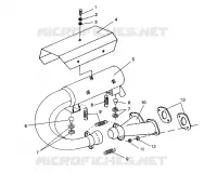 EXHAUST SYSTEM LITE/0933433 AND  LITE DELUXE/0933431 (4922972297023A)