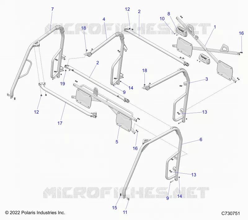 CHASSIS, CAB FRAME