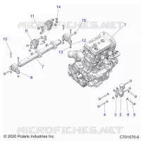 ENGINE, MOUNTING