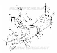 SEAT GAS/TANK ASSEMBLY SPORT GT (4921282128007A)