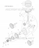 ENGINE, CRANKSHAFT AND PISTON