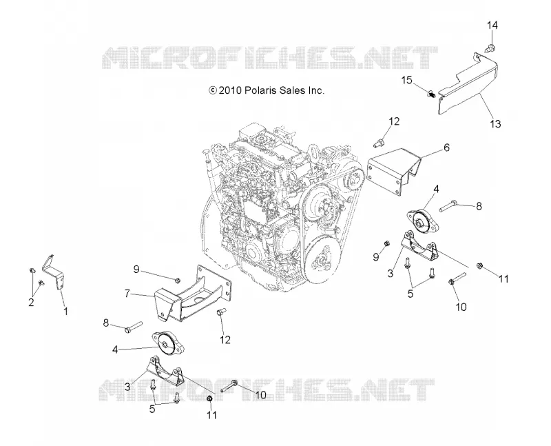 ENGINE, MOUNTING