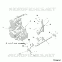 ENGINE, MOUNTING