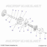 DRIVE TRAIN, PRIMARY CLUTCH