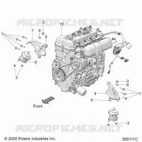 ENGINE, MOUNTING