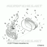 DRIVE TRAIN, CLUTCH COVER AND DUCTING