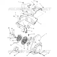 BLOWER HOUSING    RECOIL STARTER TRAIL 0950761, TRAIL DELUXE 09502 (4928862886D005)