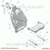 SEAT ASM.,REAR