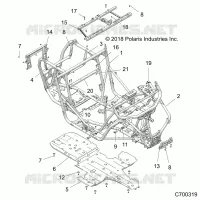 CHASSIS, MAIN FRAME AND SKID PLATES
