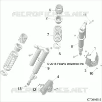 REAR SUSPENSION SHOCK MOUNTING