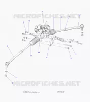 STEERING GEAR BOX W/EPS AND RELATED