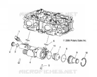 ENGINE, COOLANT RAIL