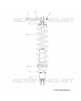SUSPENSION, REAR SHOCK TRACK (7043994)
