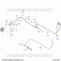 BRAKES, REAR BRAKE LINES