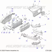 ENGINE, EXHAUST SYSTEM