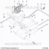 DRIVE TRAIN, MAIN GEARCASE MOUNTING