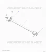 DRIVE TRAIN, FRONT PROP SHAFT