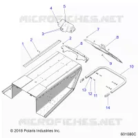 BUMPER, REAR, SNOWFLAP AND TAILLIGHT COVER