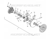 DRIVE CLUTCH ASSEMBLY 500 EFI / 0930674 AND  500 EFI SKS / 0930574 (4922962296023A)