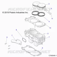 CYLINDER AND PISTON