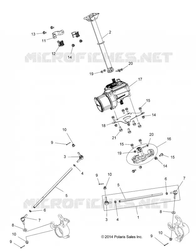 STEERING POST ASM.
