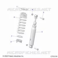SUSPENSION, FRONT SHOCK MOUNTING